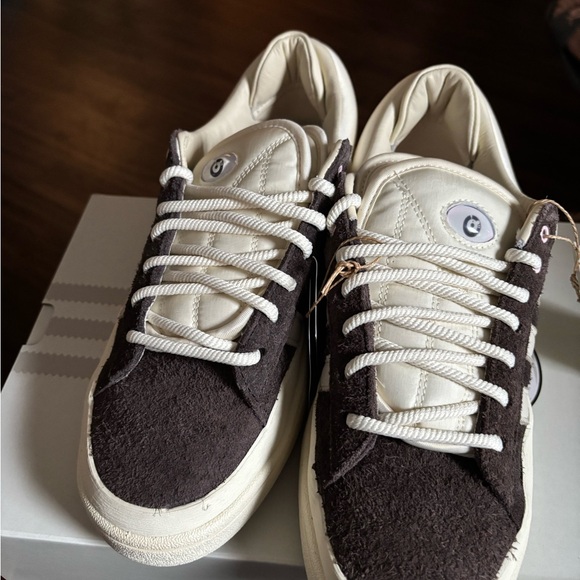 Adidas Bad Bunny Brown and White Sneakers - Picture 4 of 12